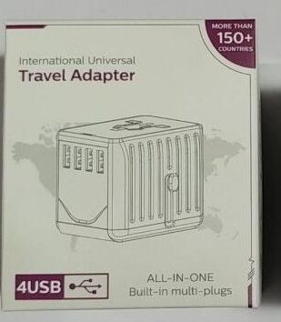Universal Travel Adapter Wall Charger For International Plugs - USB 3.0 & Type C
